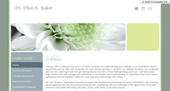 Desktop Screenshot of ellenkbakerphd.com